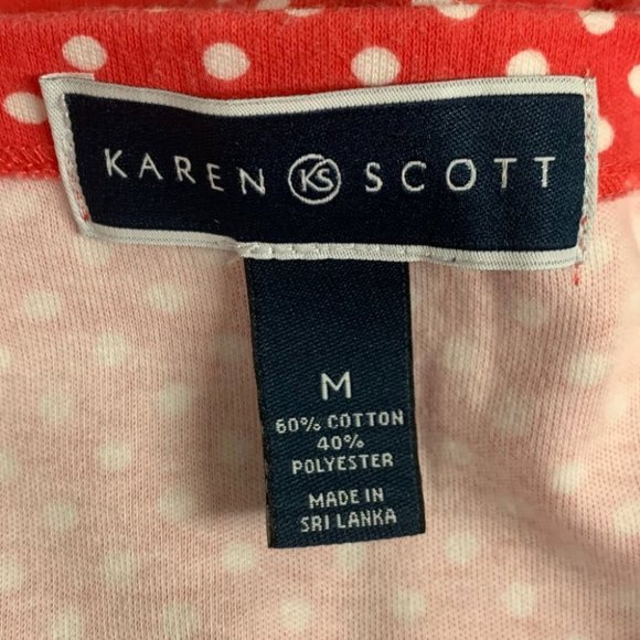 Women’s Karen Scott Polka Dot Blouse - Picture 5 of 6